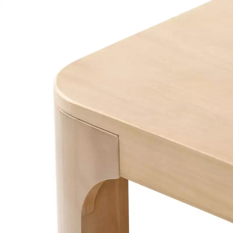 Plank+Beam Tavolino rettangolare con ripiano, Tavolino stretto per soggiorno