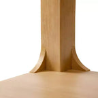 Plank+Beam Tavolino rettangolare con ripiano, Tavolino stretto per soggiorno