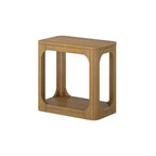 Plank+Beam Tavolino rettangolare con ripiano, Tavolino stretto per soggiorno