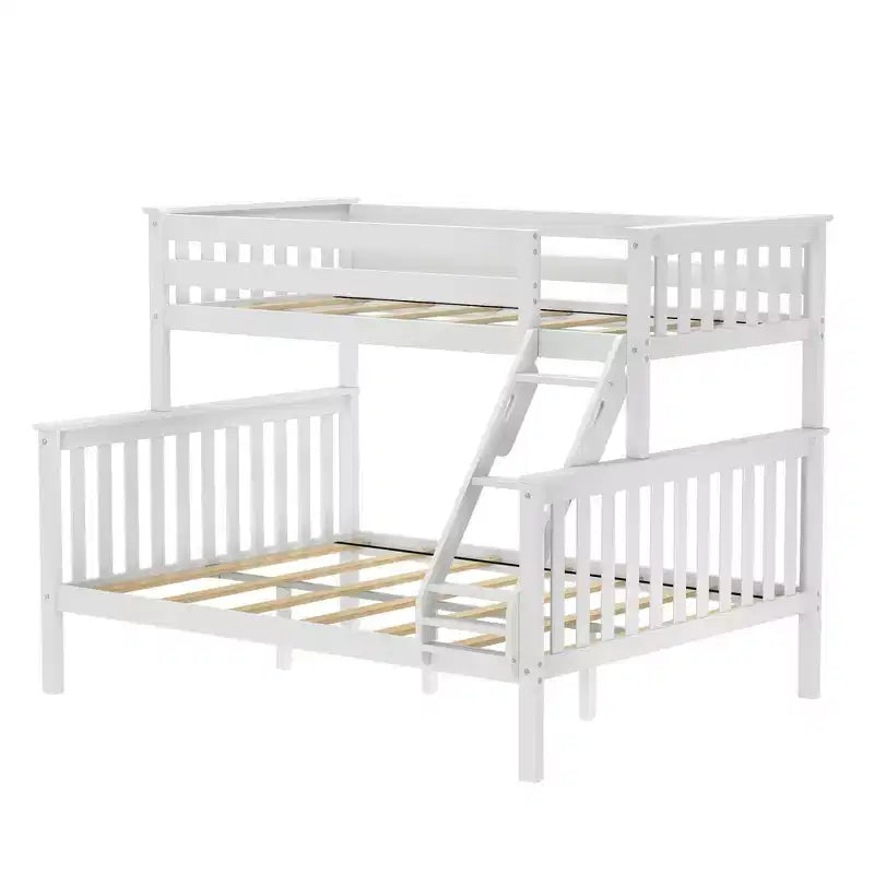 Plank+Beam Letto a castello in legno massello Twin XL su Queen per adulti
