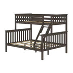Plank+Beam Letto a castello in legno massello Twin XL su Queen per adulti