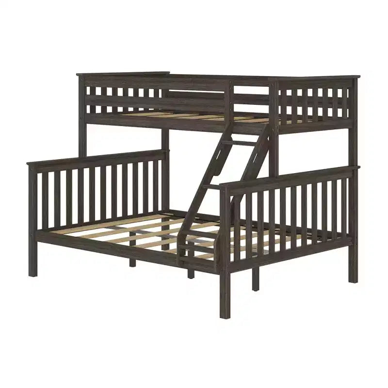 Plank+Beam Letto a castello in legno massello Twin XL su Queen per adulti