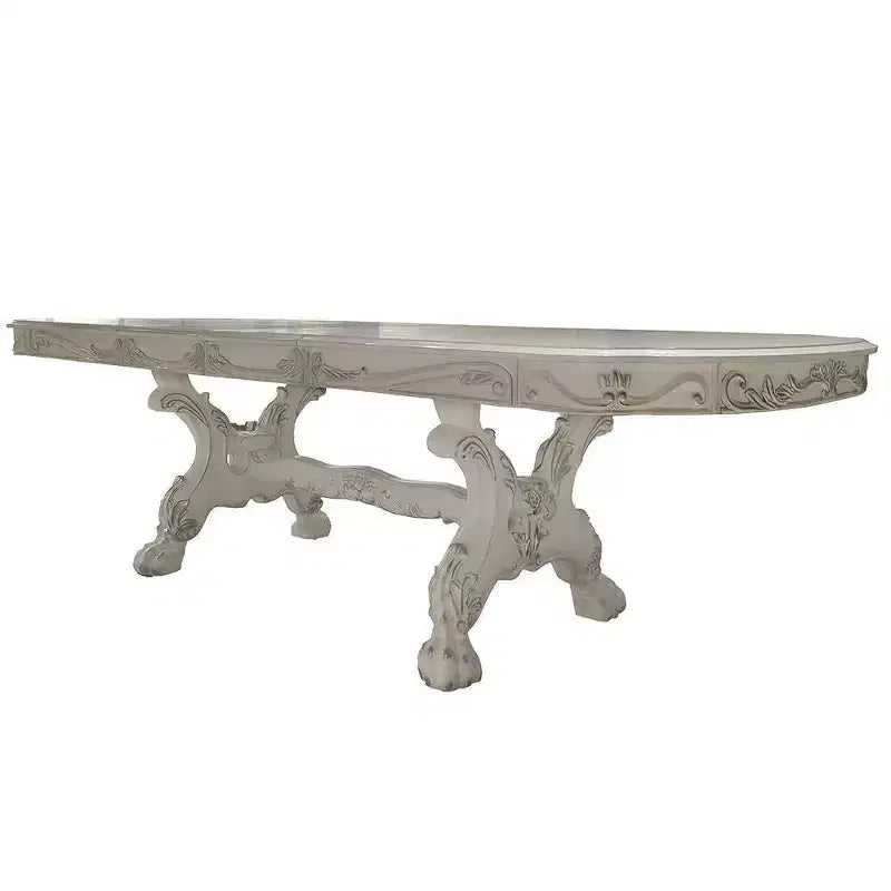 Tavolo da pranzo Dresden finitura bianco osso - Acme Furniture