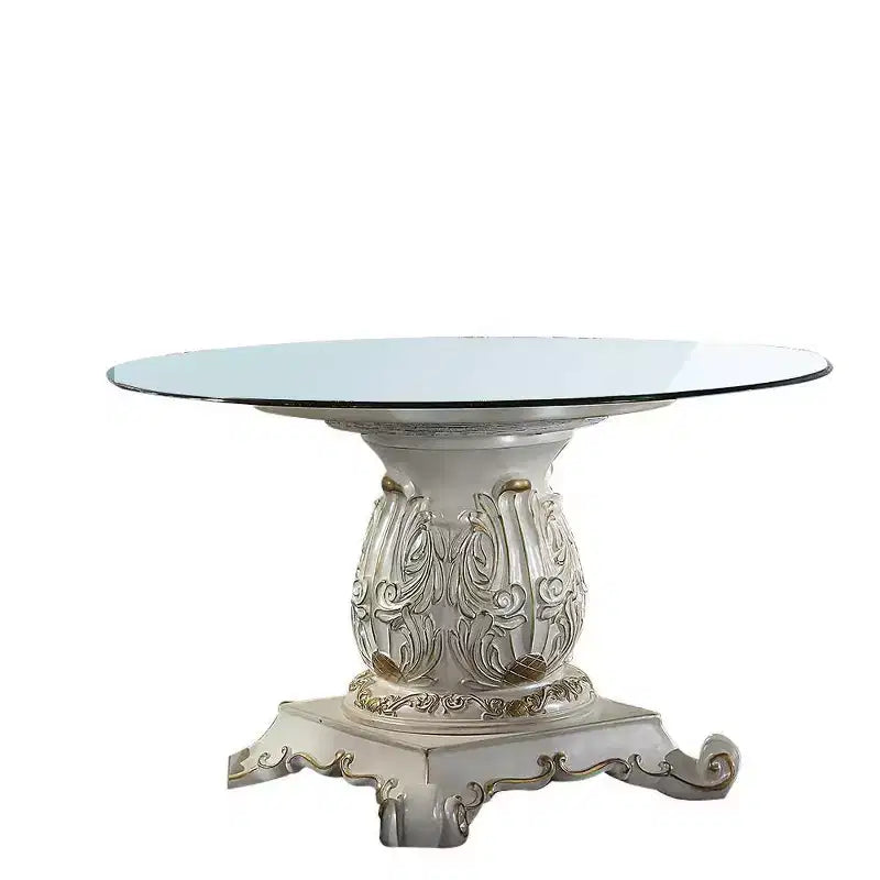 Tavolo da pranzo Vendome con finitura perlata anticata - Acme Furniture