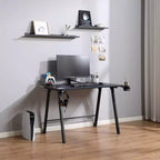 Scrivania da Gaming con luci LED e supporto per cuffie - Complementi d'arredo essenziali