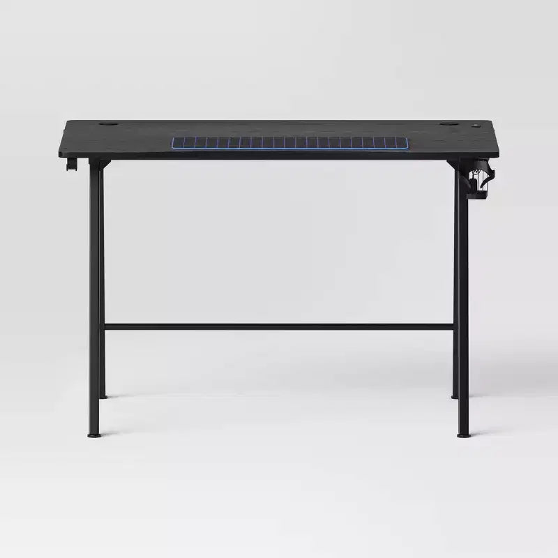 Scrivania da Gaming con luci LED e supporto per cuffie - Complementi d'arredo essenziali