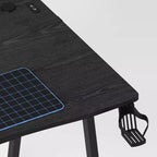 Scrivania da Gaming con luci LED e supporto per cuffie - Complementi d'arredo essenziali