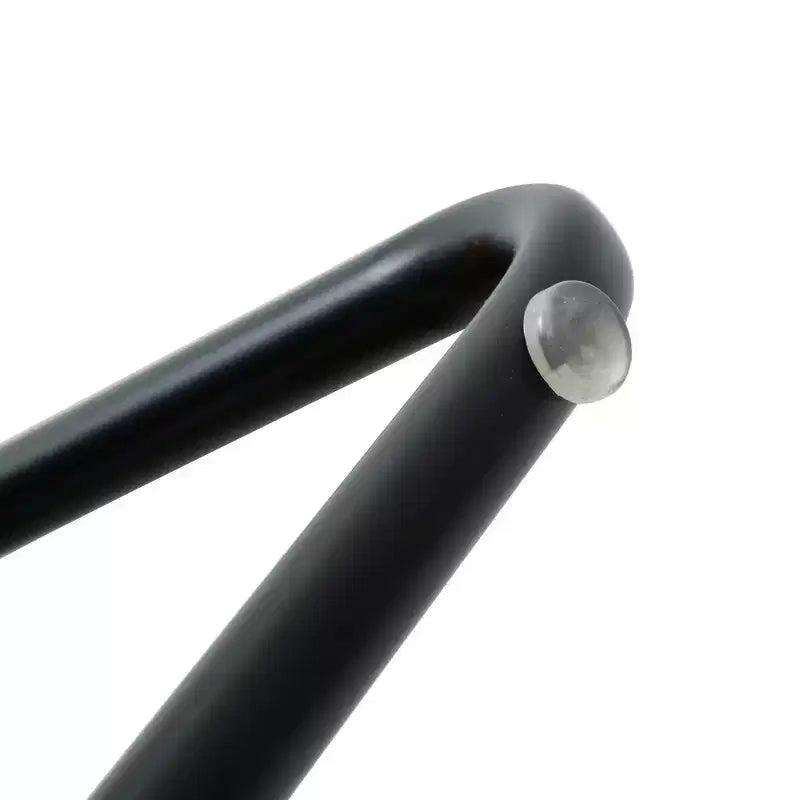LeisureMod Tavolino da caffè a 3 livelli, venatura del legno bianco e metallo nero