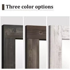 Dovelina Specchio Rettangolare in Legno con Bordo Largo da Appendere Specchio Decorativo da Parete (Set di 2)