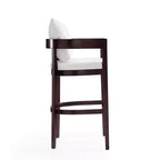 Set di 3 sgabelli da bar Ritz imbottiti in legno di faggio - Manhattan Comfort