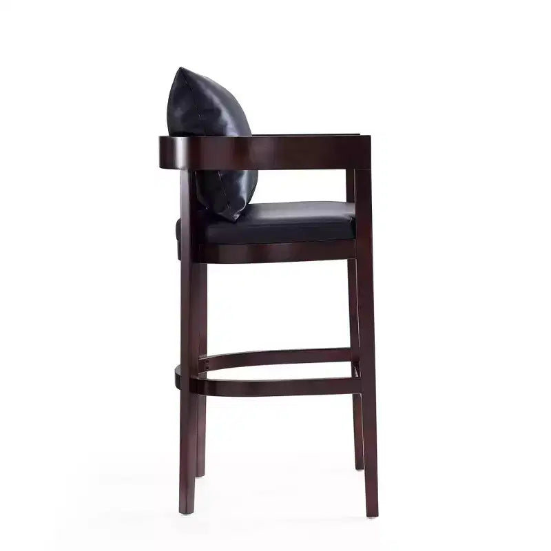 Set di 3 sgabelli da bar Ritz imbottiti in legno di faggio - Manhattan Comfort
