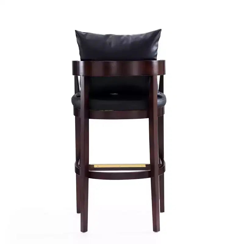 Set di 3 sgabelli da bar Ritz imbottiti in legno di faggio - Manhattan Comfort
