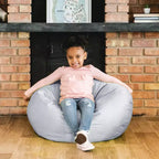 Poltrona a sacco classica Big Joe, resistente, in misto poliestere e nylon, per bambini