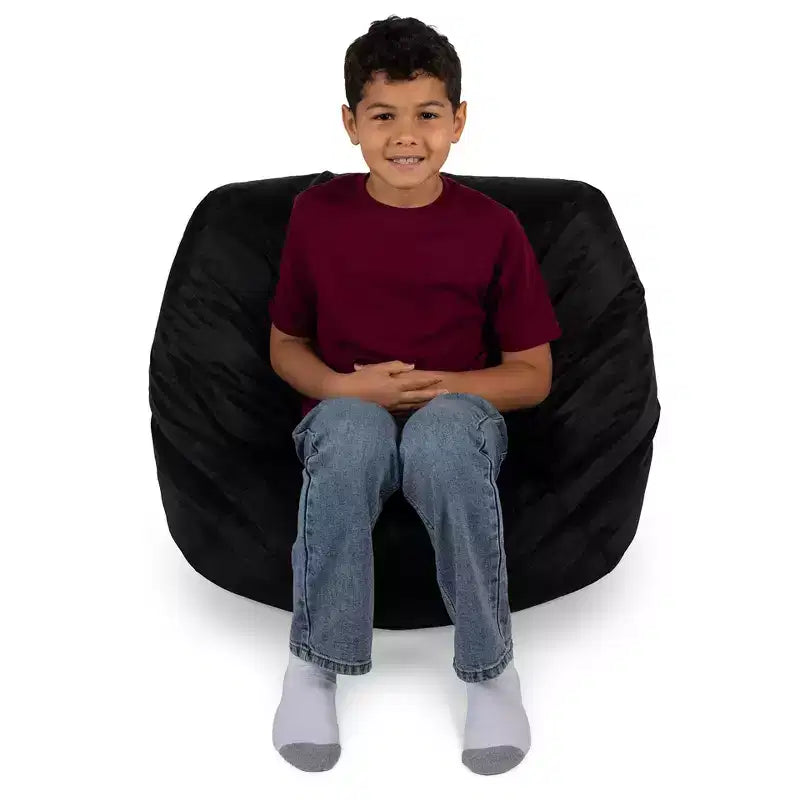 Big Joe Classic Bean Bag Chair, Durable Polyester Nylon Blend, Kids