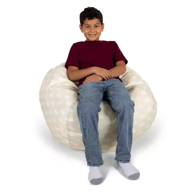 Poltrona a sacco classica Big Joe, resistente, in misto poliestere e nylon, per bambini