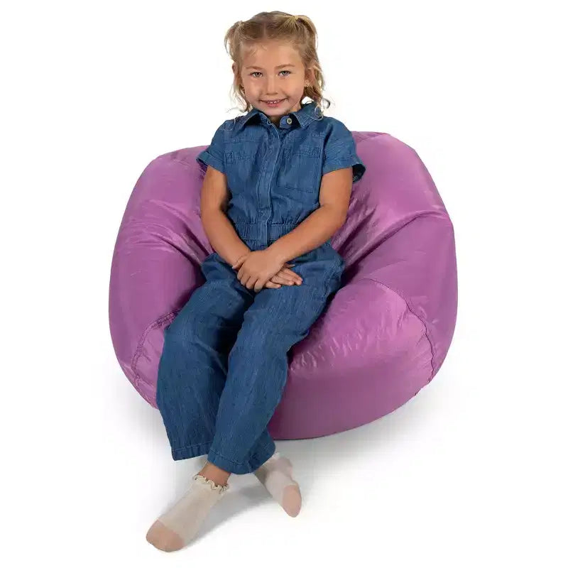 Poltrona a sacco classica Big Joe, resistente, in misto poliestere e nylon, per bambini