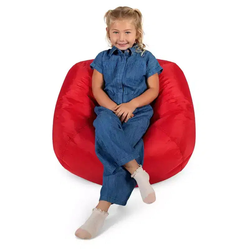 Poltrona a sacco classica Big Joe, resistente, in misto poliestere e nylon, per bambini
