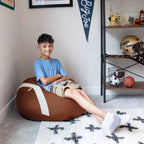 Poltrona sacco Big Joe Sports Ball, morbido peluche di poliestere, per bambini