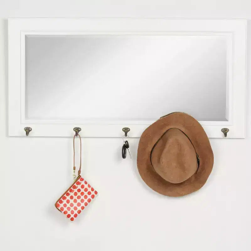 Specchio da Pub 36 x 18 con Ganci in Metallo - DesignOvation