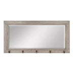 36 x 18 Pub Mirror with Metal Hooks - DesignOvation