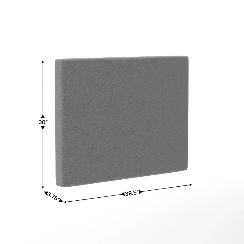 Testiera Merrick Lane in finto lino con rivestimento elegante, doppie opzioni di montaggio, stazione di ricarica con 2 prese, porta USB, porta USB-C