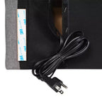 Testiera Merrick Lane in finto lino con rivestimento elegante, doppie opzioni di montaggio, stazione di ricarica con 2 prese, porta USB, porta USB-C
