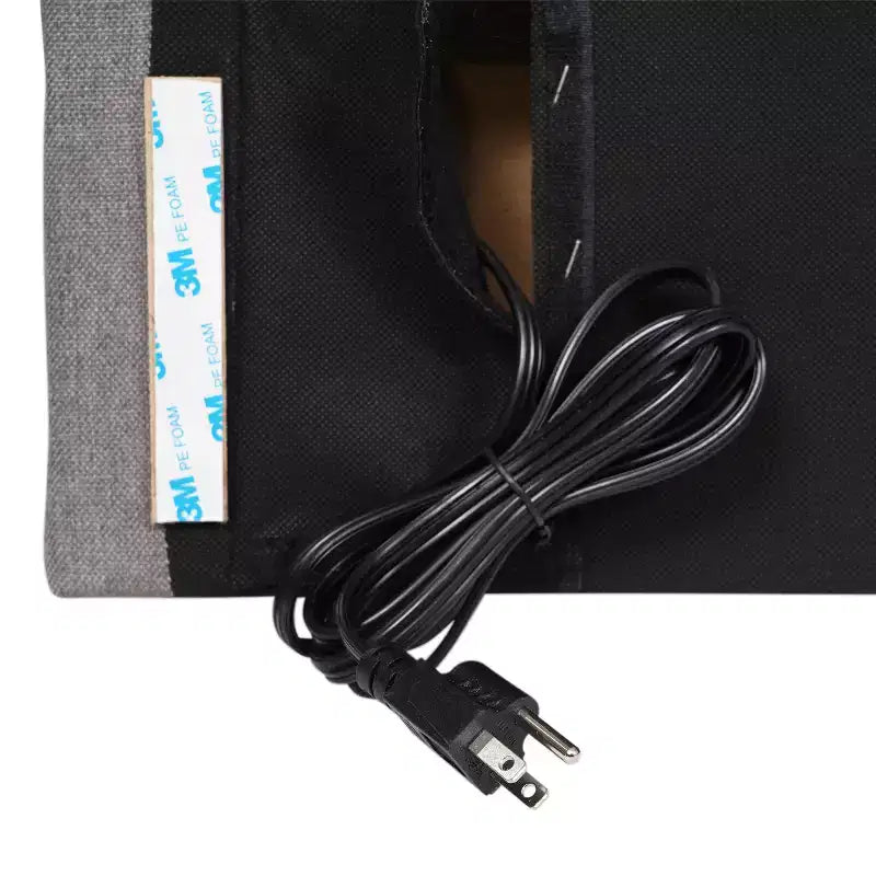 Testiera Merrick Lane in finto lino con rivestimento elegante, doppie opzioni di montaggio, stazione di ricarica con 2 prese, porta USB, porta USB-C