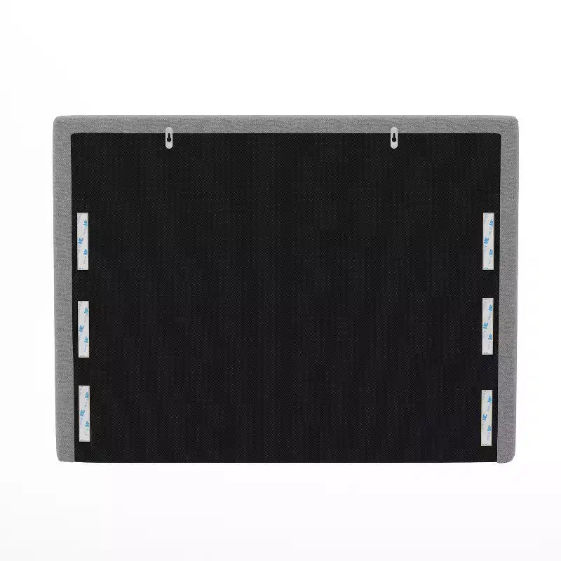 Testiera Merrick Lane in finto lino con rivestimento elegante, doppie opzioni di montaggio, stazione di ricarica con 2 prese, porta USB, porta USB-C