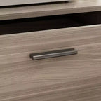 Madia da cucina in legno Famapy da 150 cm con ante in metallo, 3 cassetti e ripiani, per sala da pranzo