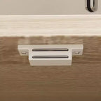 Madia da cucina in legno Famapy da 150 cm con ante in metallo, 3 cassetti e ripiani, per sala da pranzo