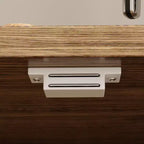 Madia da cucina in legno Famapy da 150 cm con ante in metallo, 3 cassetti e ripiani, per sala da pranzo