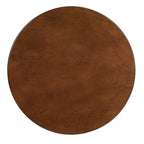 Tavolino rotondo in legno – Rosso / Verde acqua / Bianco antico / Marrone