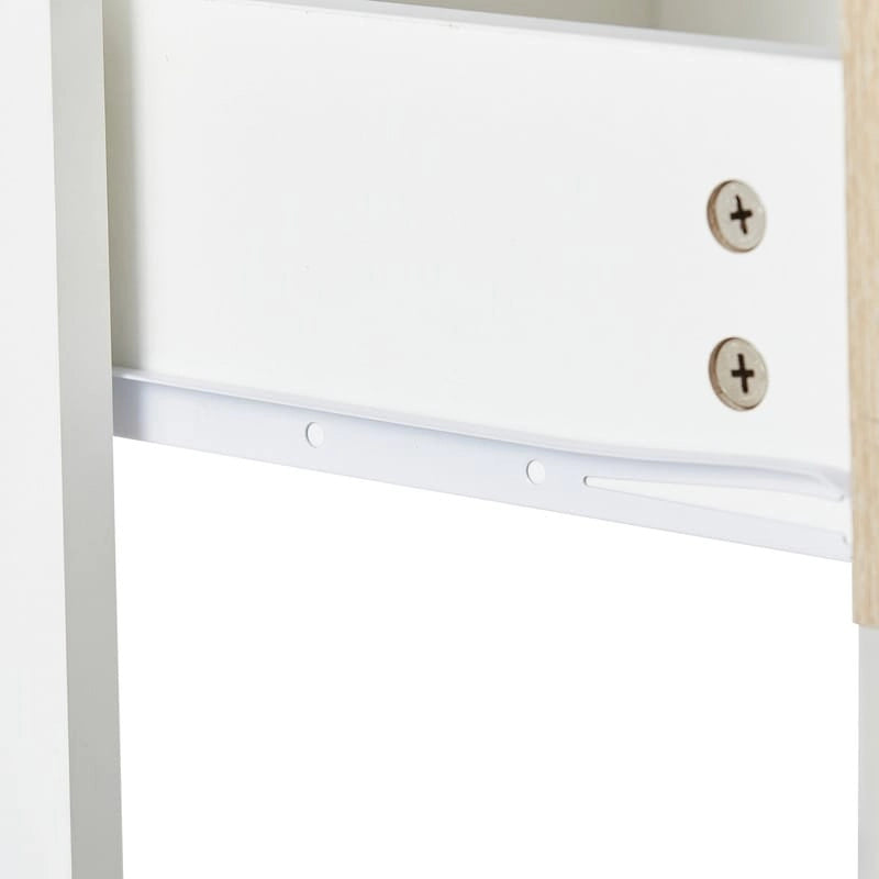 Comodino in legno da 15,75 pollici con cassetto portaoggetti, tavolino per soggiorno