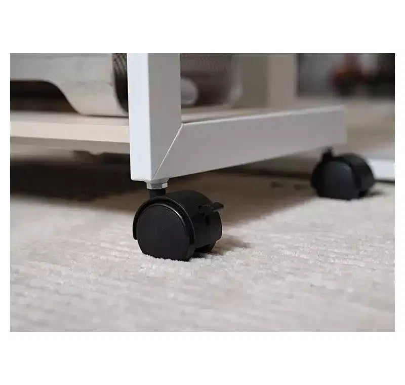 EUREKA ERGONOMIC Carrello Mobile per CPU Regolabile in Altezza con Tappetino per Mouse
