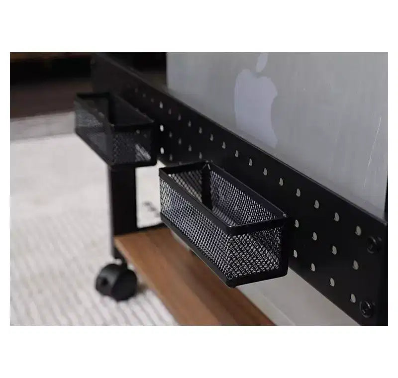 EUREKA ERGONOMIC Carrello Mobile per CPU Regolabile in Altezza con Tappetino per Mouse