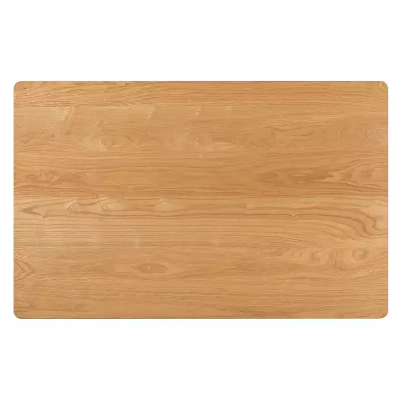 Set da pranzo Baxton Studio Sabelle Japandi in legno e rattan, 5 pezzi