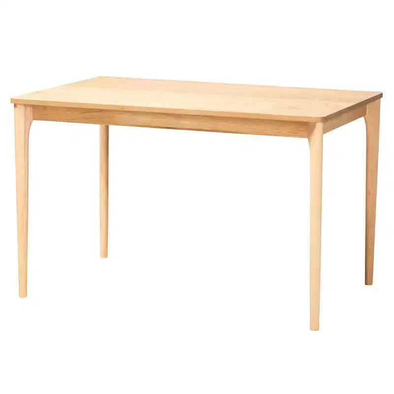 Set da pranzo Baxton Studio Sabelle Japandi in legno e rattan, 5 pezzi