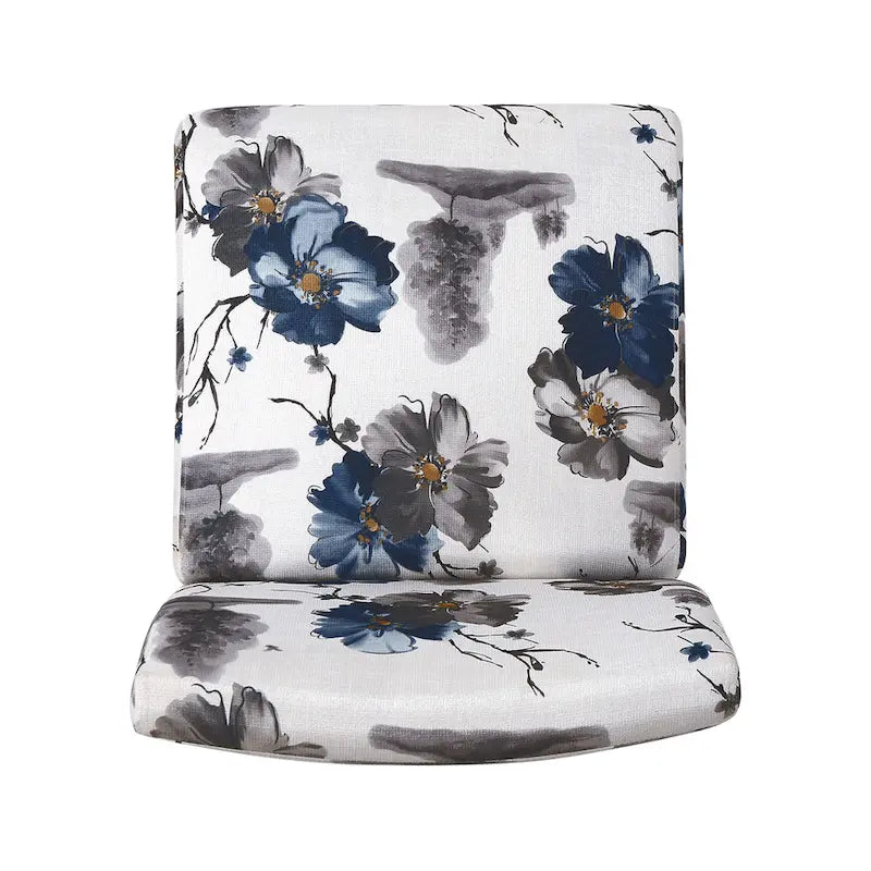Poltrona singola accent "Slipper" in poliestere grigio scuro