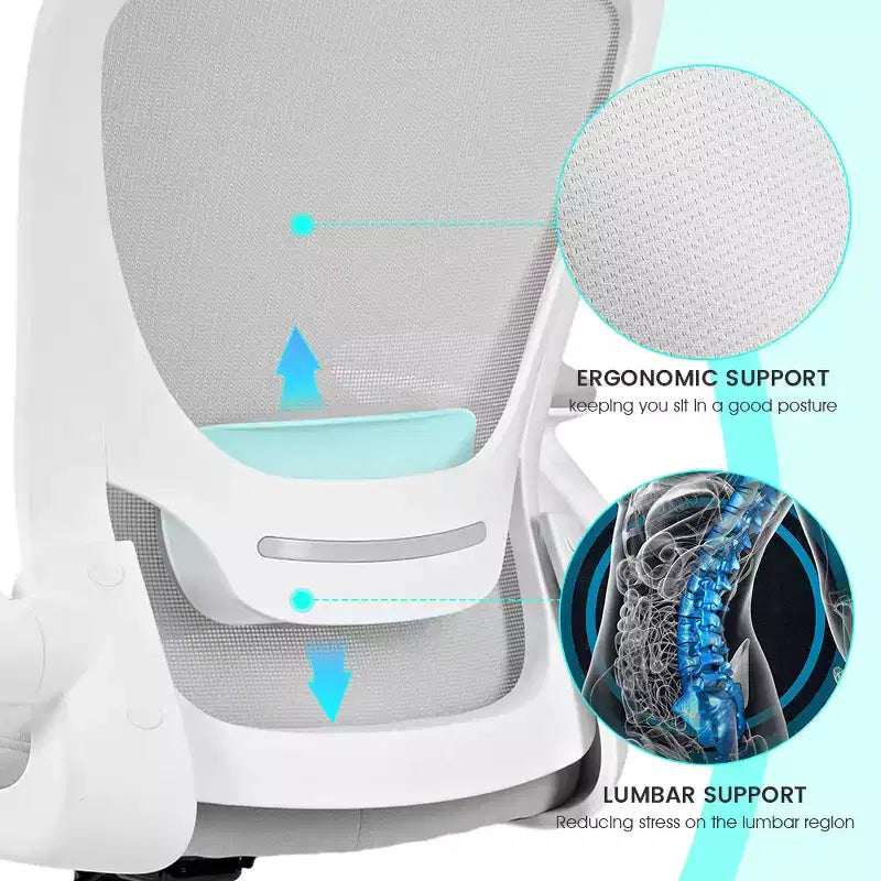 EUREKA ERGONOMIC Serie ONYX, Sedia da Ufficio Ergonomica