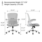 EUREKA ERGONOMIC Serie ONYX, Sedia da Ufficio Ergonomica