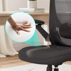 EUREKA ERGONOMIC Serie ONYX, Sedia da Ufficio Ergonomica