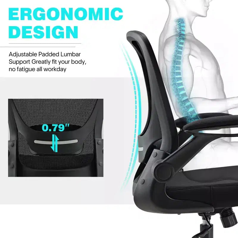 EUREKA ERGONOMIC Serie ONYX, Sedia da Ufficio Ergonomica