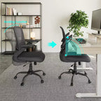 EUREKA ERGONOMIC Serie ONYX, Sedia da Ufficio Ergonomica