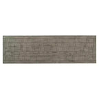 60W Credenza Retro Americana con Ripiani Regolabili, Mobile Contenitore con 3 Ante per Soggiorno, Ingresso e Sala Studio 4Q - ModernLuxe