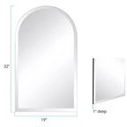 Specchio da parete senza cornice smussato Howard Elliott