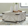 Signature Design by Ashley Carynhurst Cocktail Table with Storage - 36W x 36D x 18H