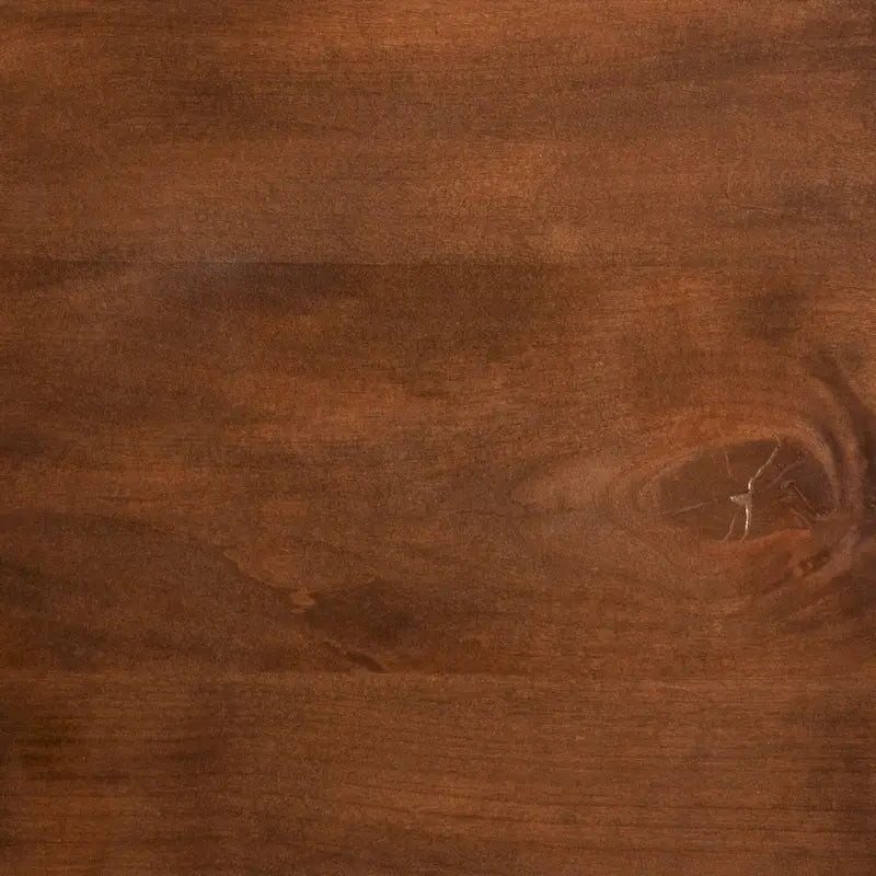 Tavolino rustico in legno con ripiano inferiore finitura Whiskey