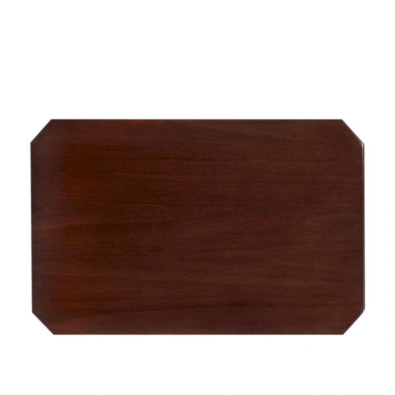 Tavolino sottile con ripiano, grigio/rosso ciliegia — 1 persona
