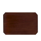 Tavolino sottile con ripiano, grigio/rosso ciliegia — 1 persona