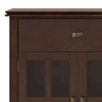 Credenza/Buffet grande a 4 ante Stratford 60, in legno massello, stile tradizionale - 17p x 60l x 34a